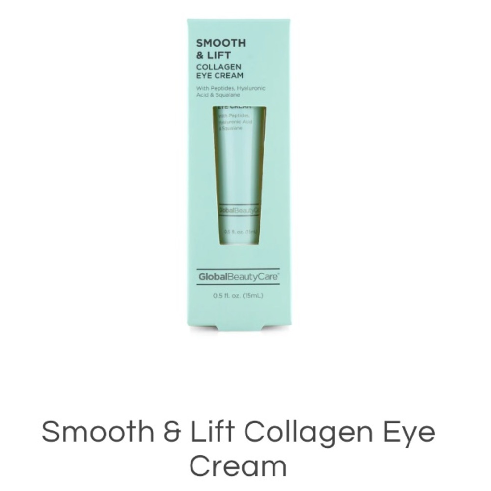 🌻4/$20 Smooth & Lift Collagen Eye Cream Global Beauty Care 15ml New Product
